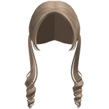 ꒰♡꒱ Split Chai Cutesy Curly Pigtails