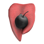 Split Pierced Tongue with Cursed Fruit