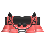 ୨୧ spooky cutesy devil black & red lace halloween