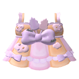 . ‿ ♡ spooky halloween cotton candy bat dress 
