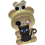spooky halloween rilakkuma x coraline waist plush