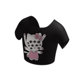Spooky Sanrio Cropped T Shirt