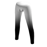 Sport Pants Fade White Black Halloween