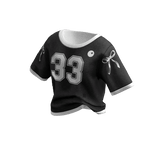 Sporty Black Tee Y2K Athleisure