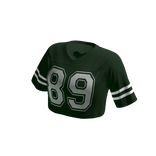 Sporty Crop Top Jersey - Dark Green