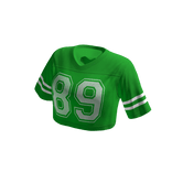 Sporty Crop Top Jersey - Green