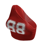 Sporty Crop Top Numbered (Red)