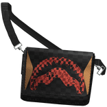 Sprayground Front Designer Bag (Black V4)