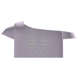 ♡ Sprinkle Bones Off The Shoulder Top