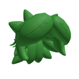 Sprout Leaf Hair ( Dark Green )