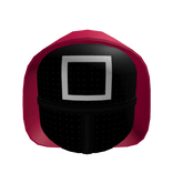 Square Squid Game Mask and Hood