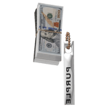 Stack of Cash w Purple Jeans Tag