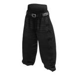Star Baggy Pants — Black