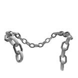 Star Body Chain (black/white)