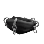 Star Chain Scarf (black/white)