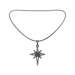 Star Flower Necklace in Silver