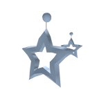 Star Shaped Earring ♥ (Blue)