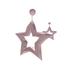 Star Shaped Earring ♥ (Pink)