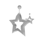 Star Shaped Earring ♥ (White)