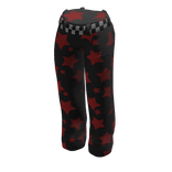 Starry trousers [Black/Red]