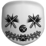 Stitched Dark Glam Clown Mask