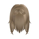 Straight Blonde Woman Hair