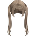 ୨୧ straight doll pigtails in blonde