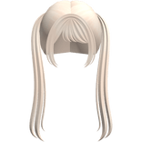 ୨୧ straight doll pigtails in light blonde