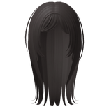 ୨ৎ straight hime w/ wispy side bangs in brown