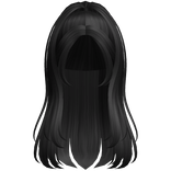 Straight Layered High Ponytail Black