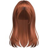 Straight Layered High Ponytail Ginger