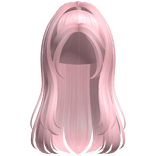 Straight Layered High Ponytail Pink