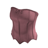 Strapless Boned Corset Top (Mauve)