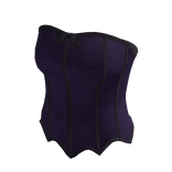 Strapless Boned Corset Top (Purple)