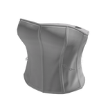 Strapless Corset Top with Side Chain (Gray)
