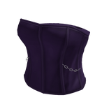 Strapless Corset Top with Side Chain (Purple)