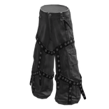 Strapped Emo Pants Dark Grey