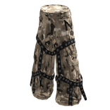 Strapped Emo Pants Desert Camo