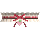 🍓 Strawberry Coquette Lace Bow Choker