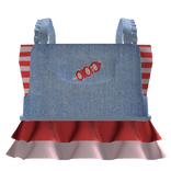 strawberry dango overalls