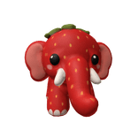 Strawberry Elephant plushie