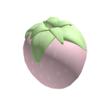 strawberry kawaii plushie holdable ( pastel pink )