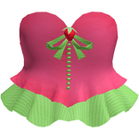 🍓 Strawberry Shortcake Pink Corset Dress