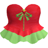 🍓 Strawberry Shortcake Red Corset Dress