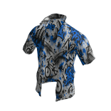 ✅🔥Street Graffiti Blue Open Shirt✅🔥 Urban