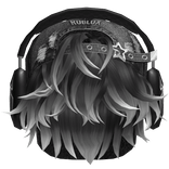 STREET STYLE HAIR WITH CAP & SPIDER AIRPODS(BLACK)