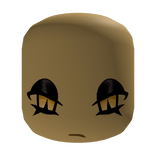 Street urchin cookie face.