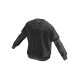 Streetwear Layered T-Shirt (Dark Gray)