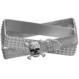 Streetwear Skull Diamond Belt