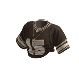 Streetwear Varsity Football Shirt (Brown)